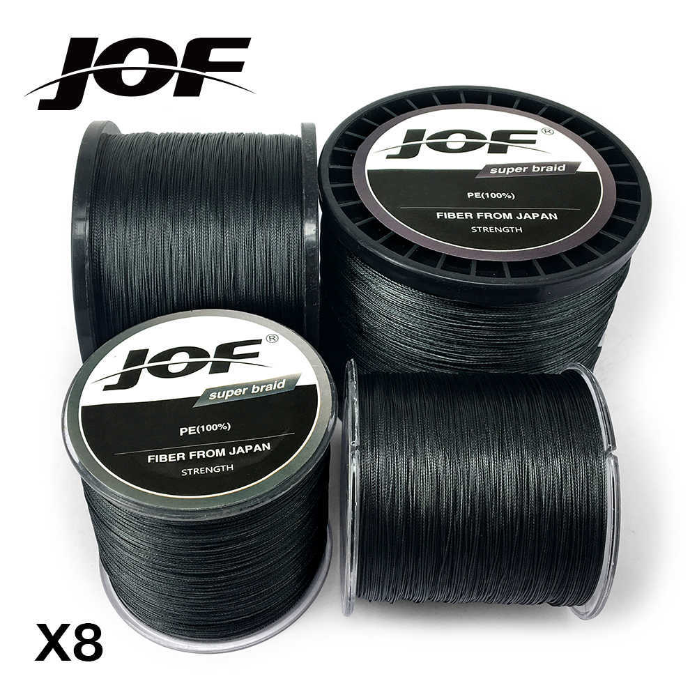 JOF 8 Strands 1000M 500M 300M PE Braided Black Fishing Line tresse peche Saltwater Weave Super Strong 210609
JOF 8 Strands 1000M 500M 300M PE Braided Black Fishing Line tresse peche Saltwater Weave Super Strong 210609