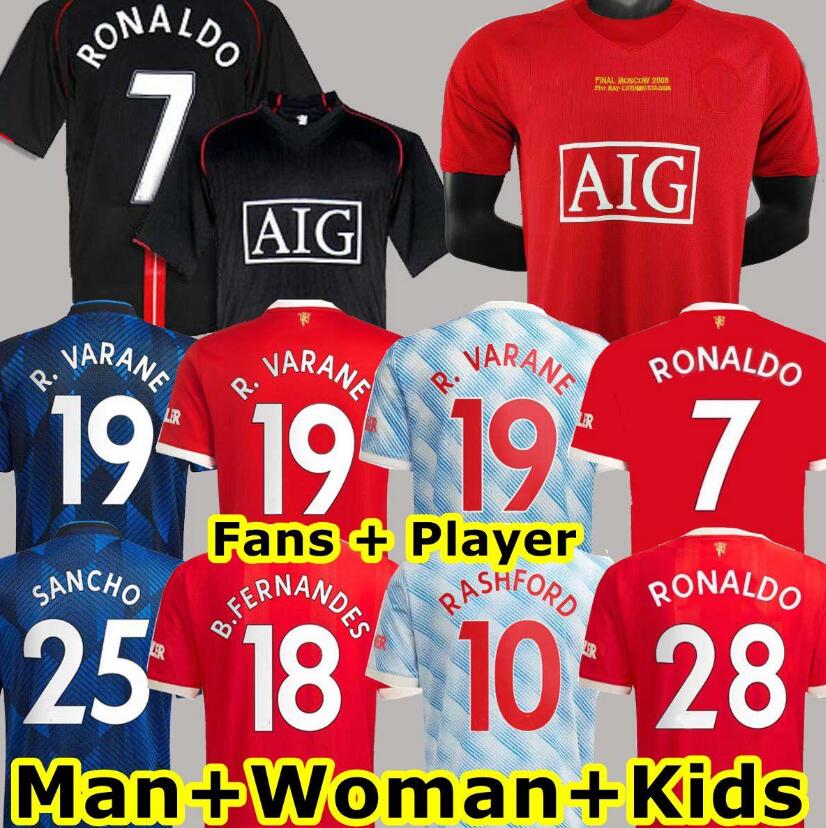 (With VAT) RONALDO 21 22 SANCHO Retro soccer jersey UNITED R.VARANE BRUNO FERNANDES LINGARD POGBA RASHFORD football shirt 2021 2022 men kids kit, Black;yellow
(With VAT) RONALDO 21 22 SANCHO Retro soccer jersey UNITED R.VARANE BRUNO FERNANDES LINGARD POGBA RASHFORD football shirt 2021 2022 men kids kit, Black;yellow