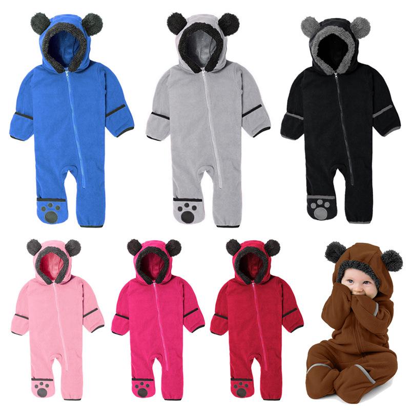 Baby Rompers Autumn Winter Infant Girls Boys Solid Cartoon Ears Hoodie Romper Clothes Jumpsuit De Costumes Jumpsuits, Blue
Baby Rompers Autumn Winter Infant Girls Boys Solid Cartoon Ears Hoodie Romper Clothes Jumpsuit De Costumes Jumpsuits, Blue