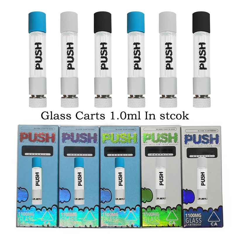 PUSH Carts Glass Vapes Cartridges 1.0ml Empty Atomizers Disposable Vape Pen Cart 510 Thread Press on Tip Lead Free Cartridge Thick Oil Vaporizer E Cigarettes
PUSH Carts Glass Vapes Cartridges 1.0ml Empty Atomizers Disposable Vape Pen Cart 510 Thread Press on Tip Lead Free Cartridge Thick Oil Vaporizer E Cigarettes