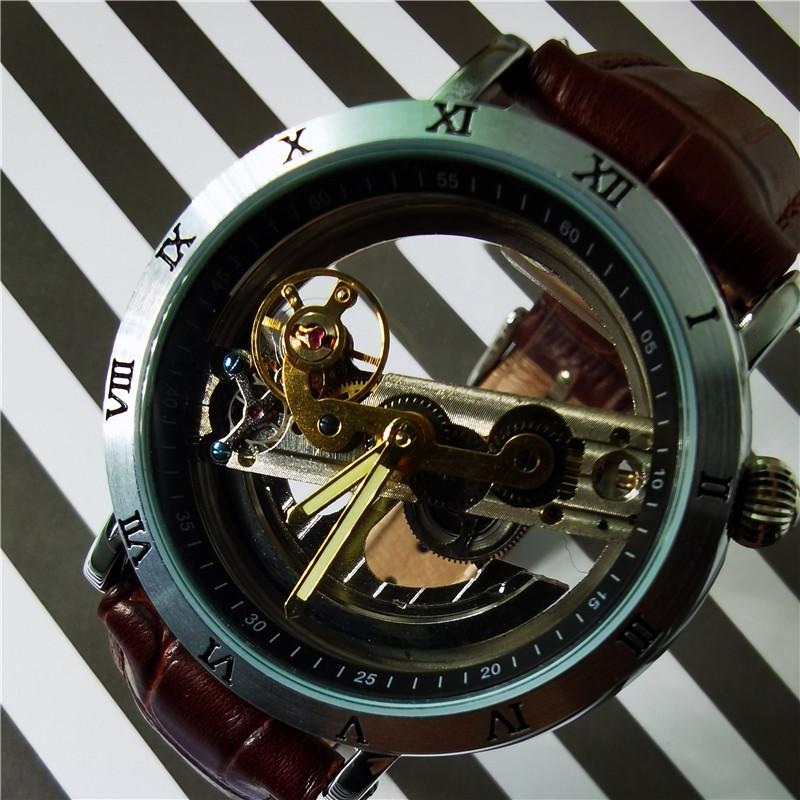 Wristwatches FORSINING 2021 Men Golden Bridge Auto Mechanical Watch Japan Carved Movement Genuine Leather Strap Roman Numerals Wristwatch, Brown silver
Wristwatches FORSINING 2021 Men Golden Bridge Auto Mechanical Watch Japan Carved Movement Genuine Leather Strap Roman Numerals Wristwatch, Brown silver
