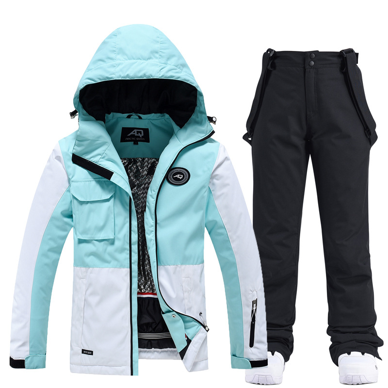 Men's Women's Ski Jacket with Bib Pants Ski Suit Outdoor Winter Thermal Warm Waterproof Windproof Breathable Detachable Hood Snow, White
Men's Women's Ski Jacket with Bib Pants Ski Suit Outdoor Winter Thermal Warm Waterproof Windproof Breathable Detachable Hood Snow, White