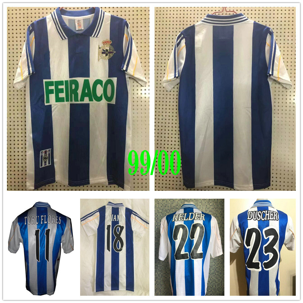 1999 2000 Deportivo de La CoruNa retro soccer jersey 99 00 Deportivo La Coruna VALERON MAKAAY bebeto BITINHO classic vintage football shirt, White
1999 2000 Deportivo de La CoruNa retro soccer jersey 99 00 Deportivo La Coruna VALERON MAKAAY bebeto BITINHO classic vintage football shirt, White