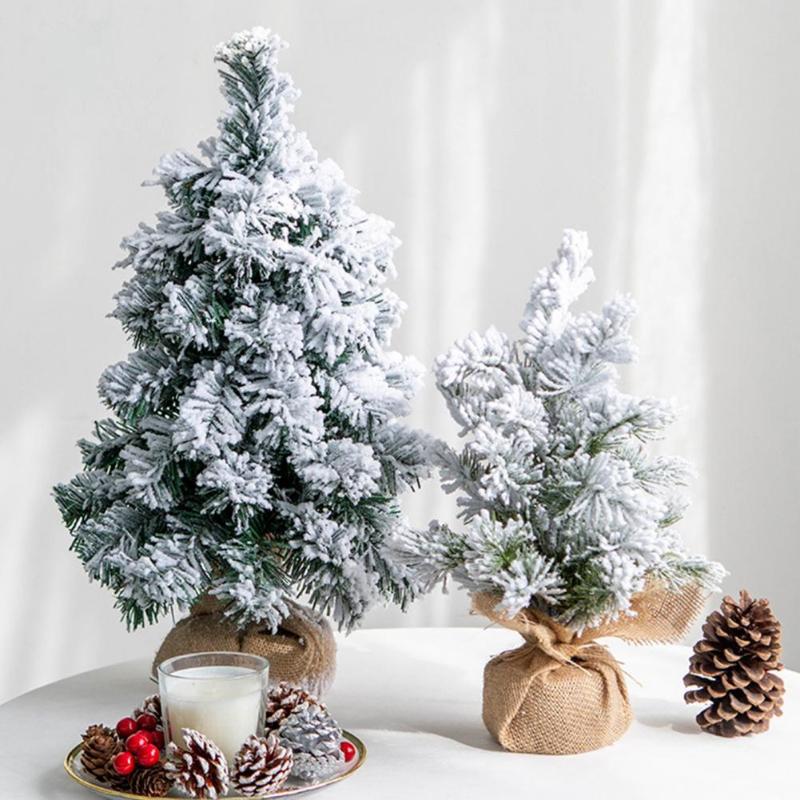Christmas Decorations Artificial Mini Tree Vivid Fine Texture Realistic Handmade Flocking Xmas Model For Home Decoration Party Supplies
Christmas Decorations Artificial Mini Tree Vivid Fine Texture Realistic Handmade Flocking Xmas Model For Home Decoration Party Supplies