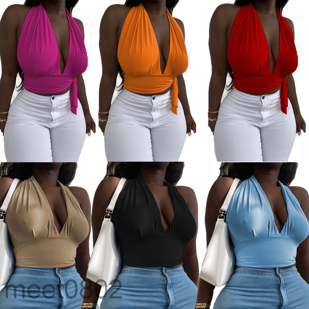Women T-shirt 2021 summer and autumn Designer Fashion women's Sexy V neck bra T-shirt Solid color Slim sleeveless vest Casual Clothing, Orange
Women T-shirt 2021 summer and autumn Designer Fashion women's Sexy V neck bra T-shirt Solid color Slim sleeveless vest Casual Clothing, Orange