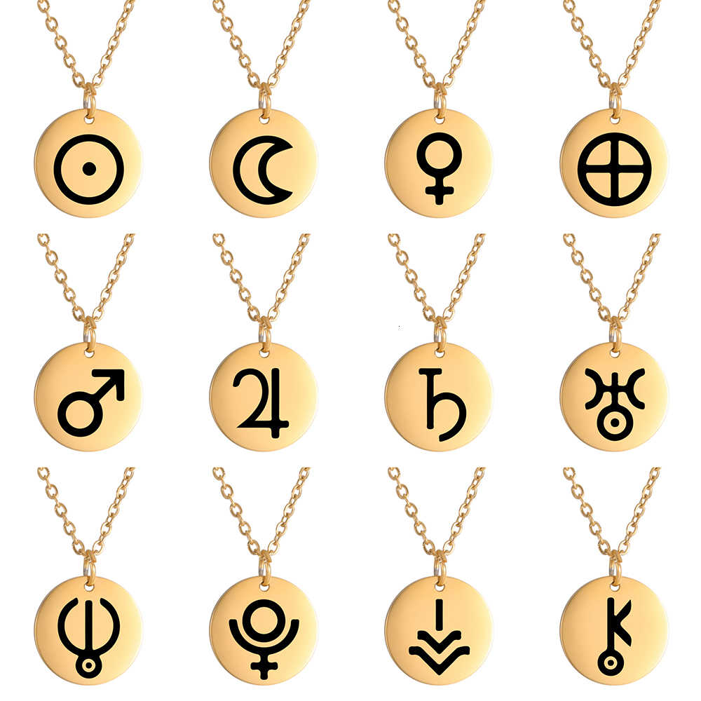 Dawapara Planet Symbol Amulet Small Charm Necklace Jupiter Saturn Pluto Neptune Planetary Alchemical Symbols Stainless Steel
Dawapara Planet Symbol Amulet Small Charm Necklace Jupiter Saturn Pluto Neptune Planetary Alchemical Symbols Stainless Steel