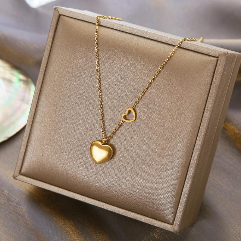 Chokers 18K Gold Plated Pendant Necklaces For Women Heart Choker Necklace Cute Stainless Steel Jewelry Party Birthday Gift
Chokers 18K Gold Plated Pendant Necklaces For Women Heart Choker Necklace Cute Stainless Steel Jewelry Party Birthday Gift