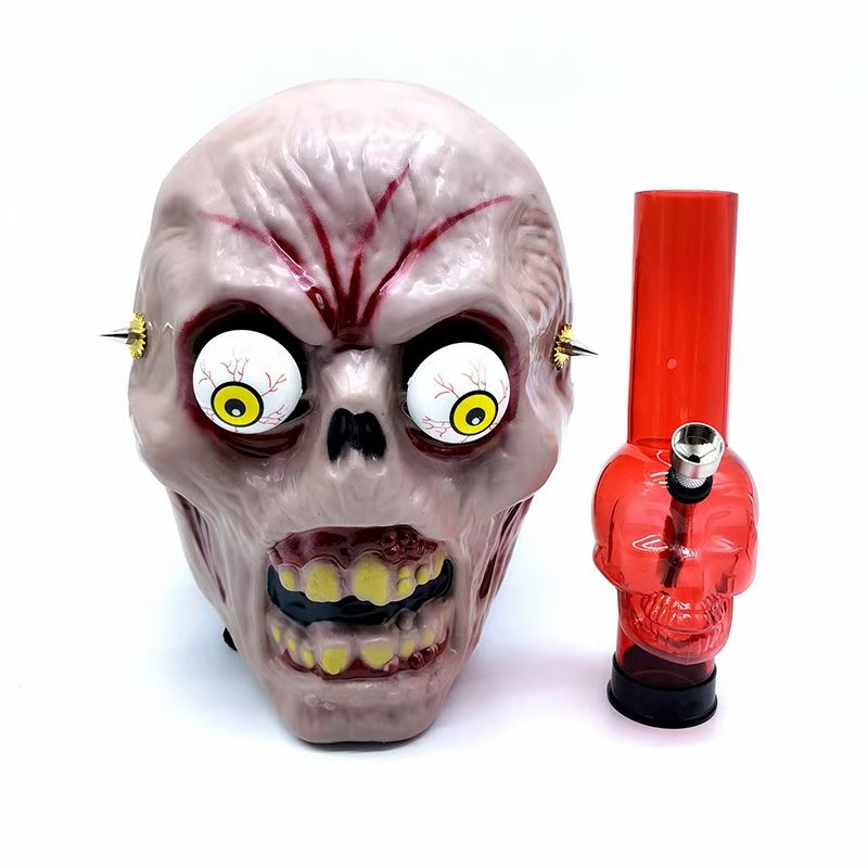 Gas Mask Bong Water Shisha Acrylic Smoking Pipe Skull Halloween Party Hookah Tobacco Tubes Wholesale
Gas Mask Bong Water Shisha Acrylic Smoking Pipe Skull Halloween Party Hookah Tobacco Tubes Wholesale