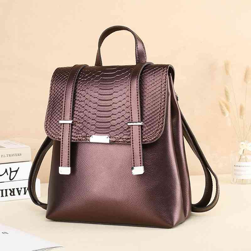 Double shoulder 2021 new fashion Korean soft leather small backpack women's schoolbag, White
Double shoulder 2021 new fashion Korean soft leather small backpack women's schoolbag, White