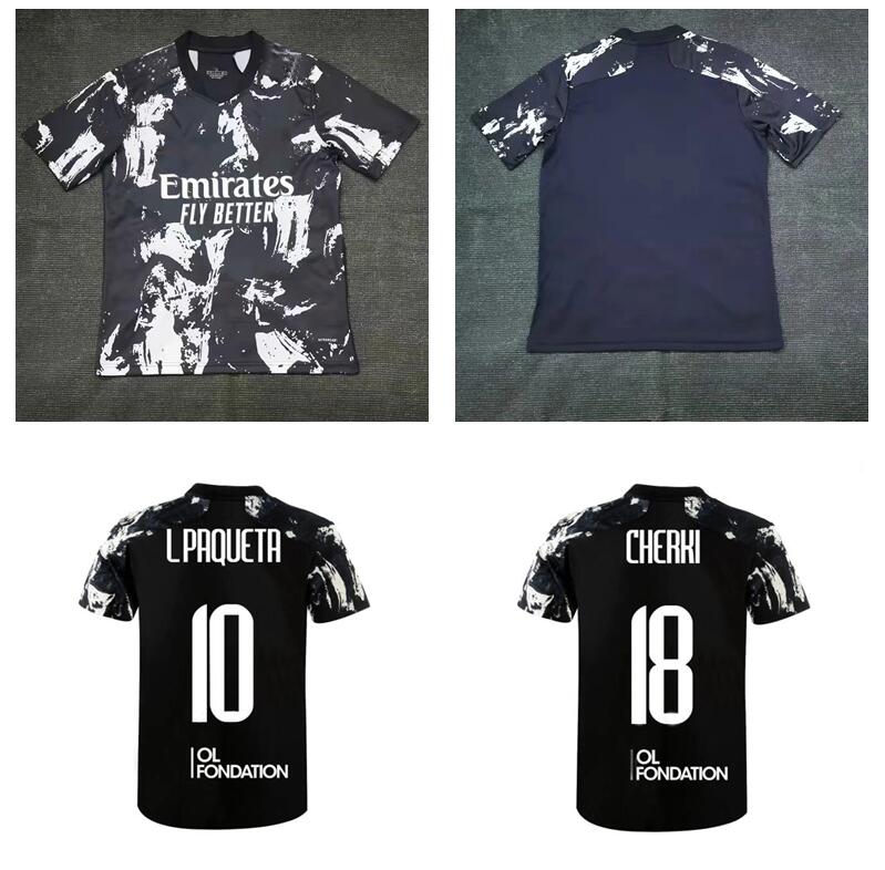 21 22 Soccer Jersey Maillot Lyon 2021 2022 Olympique Lyonnais OL Season Second Away Football Shirts High-Quality Sweatshirt, Black;yellow
21 22 Soccer Jersey Maillot Lyon 2021 2022 Olympique Lyonnais OL Season Second Away Football Shirts High-Quality Sweatshirt, Black;yellow