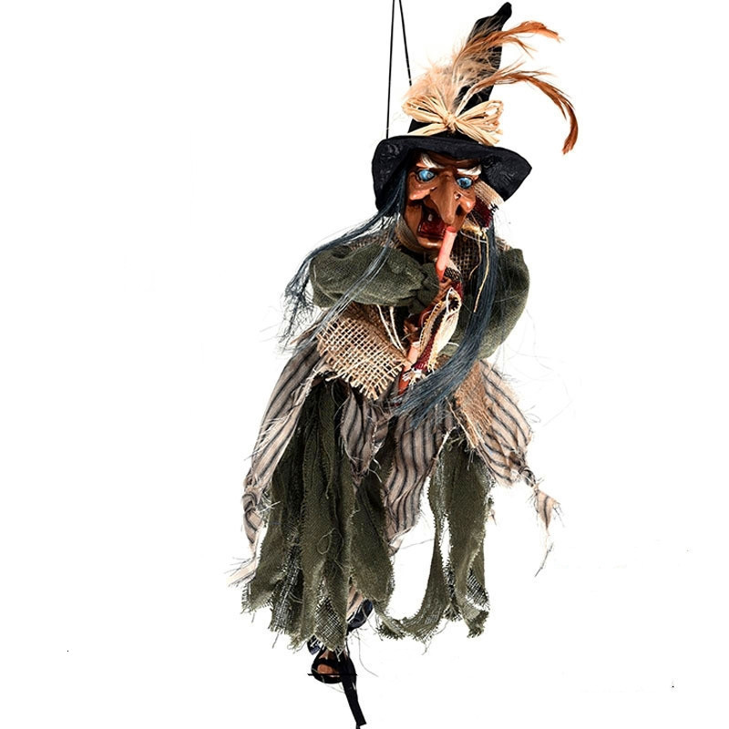 Animated Horror Halloween Witch Decoration Door Bar Club Halloween Creepy Ghost Hanging Doll Toys Scary Halloween Party Props 200929
Animated Horror Halloween Witch Decoration Door Bar Club Halloween Creepy Ghost Hanging Doll Toys Scary Halloween Party Props 200929