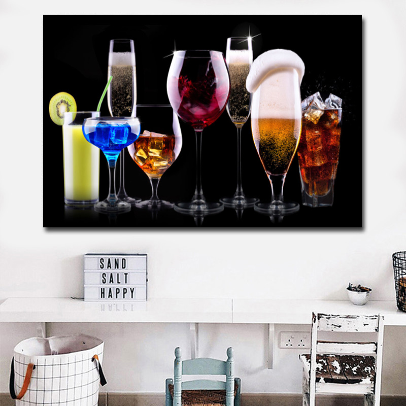 Canvas Painting Wall Art Fresh Fruit and Vegetables Kitchen Posters and Prints Wall Picture for Kitchen Room Home Decoration