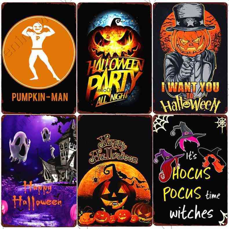 Party Poster Happy Halloween Vintage Signs Bar Pub Cafe Home Decor Trick Or Treat Metal Painting Tin Plaque N369
Party Poster Happy Halloween Vintage Signs Bar Pub Cafe Home Decor Trick Or Treat Metal Painting Tin Plaque N369