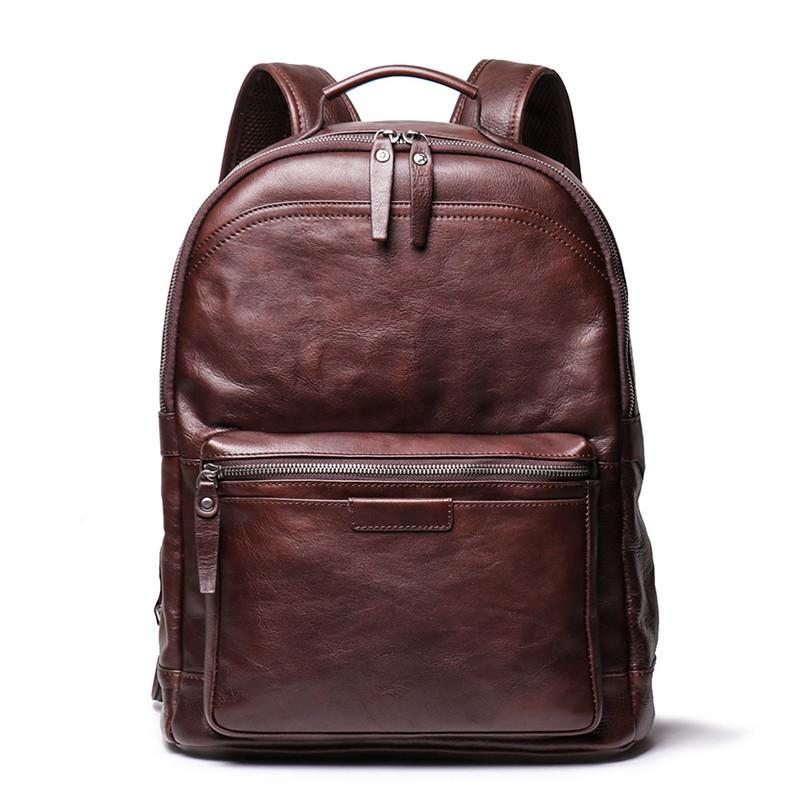 Backpack Nesitu Vintage Coffee Brown Vegatable Tenned Full Grain Genuine Leather 15.6'' Laptop Women Men Backpacks Travel Bag M88120
Backpack Nesitu Vintage Coffee Brown Vegatable Tenned Full Grain Genuine Leather 15.6'' Laptop Women Men Backpacks Travel Bag M88120