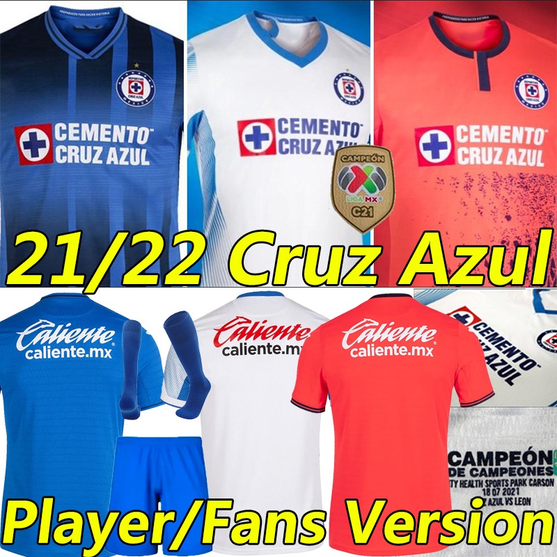 Liga MX CAMPEONES 2021 2022 Cruz Azul Soccer Jerseys RODRIGUEZ PINEDA ALVARADO ROMO home away 3rd 21/22 Men+Kids Kits sock Full sets football shirt, 21-22 home kit
Liga MX CAMPEONES 2021 2022 Cruz Azul Soccer Jerseys RODRIGUEZ PINEDA ALVARADO ROMO home away 3rd 21/22 Men+Kids Kits sock Full sets football shirt, 21-22 home kit