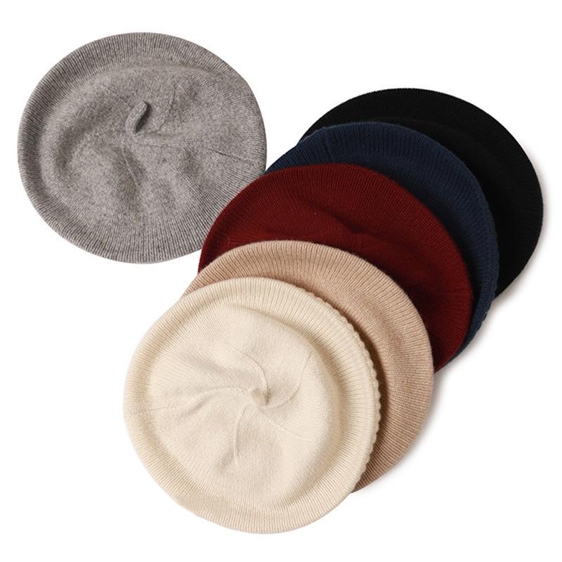 Berets Winter Beret Cap, Black