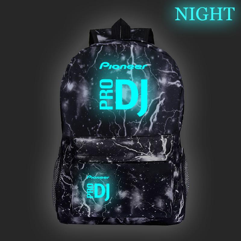 Backpack Mochilas DJ Pioneer PRO Luminous Backpacks For Boys Girls School Bags Students Schoolbag Rucksack Men Fashion Travel Knapsack