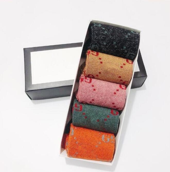 High quality Fashion Short Sport Socks Street Style Stripe Sports Basketball Sock For Men and ms 5pcs/lot mens designer With Box 5 Color Mixed loading