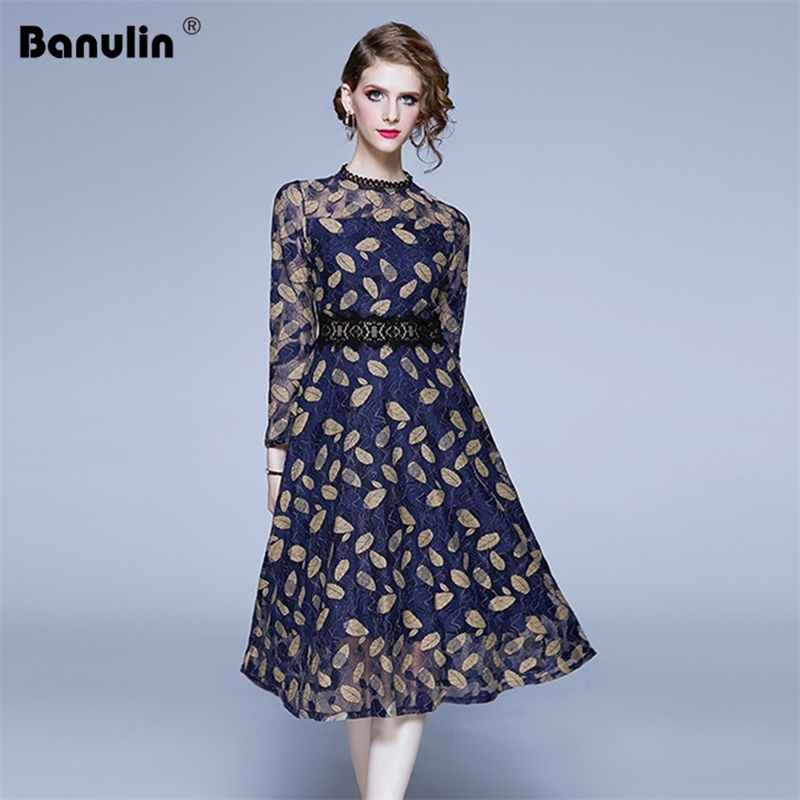 High Quality Runway Blue Lace Dress Spring Summer Women Long Sleeve O-Neck Hollow Out Slim Prom Office Party 210603
High Quality Runway Blue Lace Dress Spring Summer Women Long Sleeve O-Neck Hollow Out Slim Prom Office Party 210603