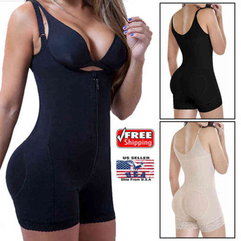 Miss Moly Latex Full Body shaper Modeling Shapewear Waist Cincher Underbust Bodysuit Jumpsuit Pants Zipper Slimming Corset 211112