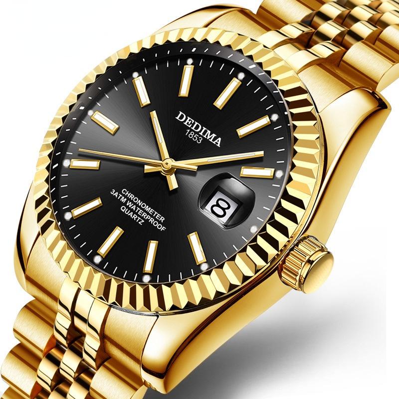 Wristwatches 2021Mens Top Fashion Gold Watches Men Business Stainless Steel Luminous Quartz Watch Relogio Masculino Reloj Hombr, Men 8
Wristwatches 2021Mens Top Fashion Gold Watches Men Business Stainless Steel Luminous Quartz Watch Relogio Masculino Reloj Hombr, Men 8