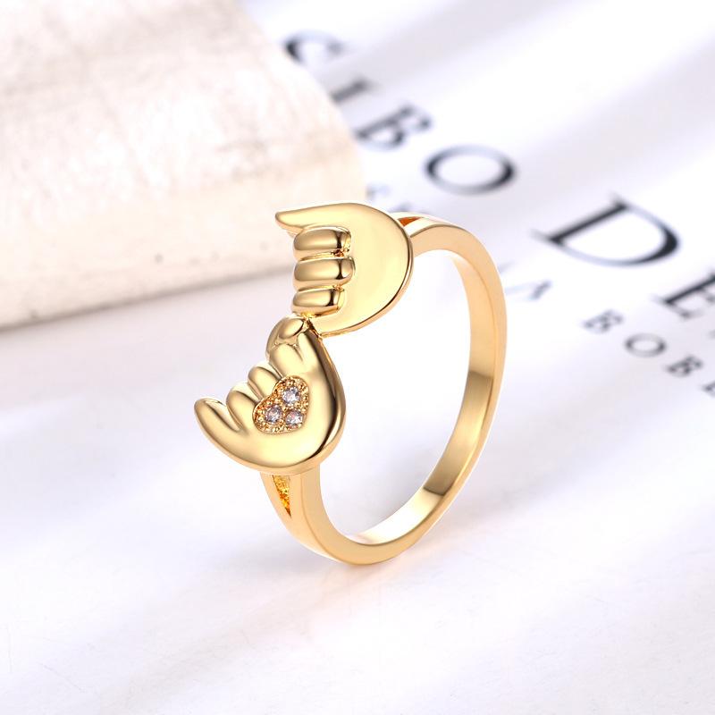 Cluster Rings Vintage Hand In Ring For Women Korean Fashion Gold Love Heart Couple Finger Accessories Jewelry Gift Wholesale KAR269, Golden;silver
Cluster Rings Vintage Hand In Ring For Women Korean Fashion Gold Love Heart Couple Finger Accessories Jewelry Gift Wholesale KAR269, Golden;silver