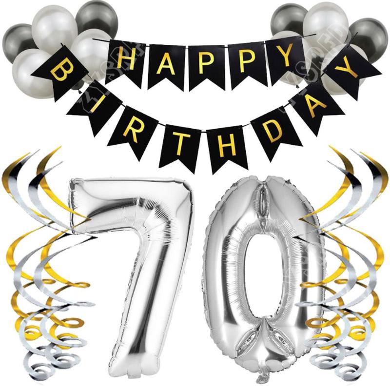 Party Decoration 70th Birthday Balloons Happy Banner Foil Number Balloon Tassel For Wedding Anniversary Supplies Adult
Party Decoration 70th Birthday Balloons Happy Banner Foil Number Balloon Tassel For Wedding Anniversary Supplies Adult