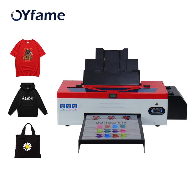 Printers OYfame DTF Printer A3 Directly Heat Transfer PET Film 1800 For T Shirt Hoodies Fabric Printing Machine
Printers OYfame DTF Printer A3 Directly Heat Transfer PET Film 1800 For T Shirt Hoodies Fabric Printing Machine