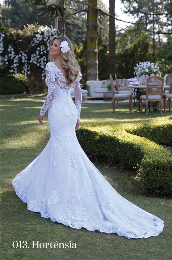 Arabic Mermaid Wedding Dress With Long Sleeve Sexy and Modern Lace Beaded Appliques Gorgesous Bride Gowns Custom Made Vestidos De Novia Plus Size