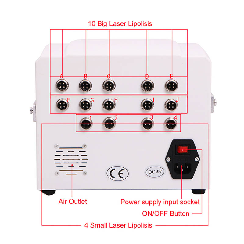 Slimming Machine Lipo Laser 650Nm Lllt 14 Pads Laser Body Slim Cellulite Removal Machine Get Free Gift