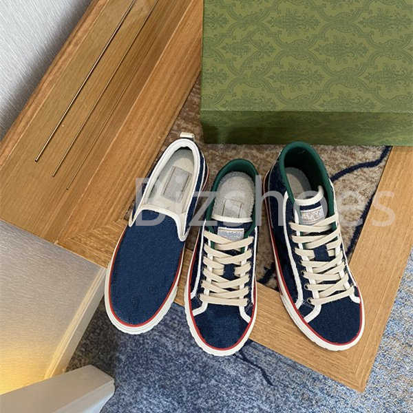 Tennis 1977 Sneaker Green And Red Web Slip-On Casual Shoes Light Blue/Beige/Jacquard Denim/Houndstooth Low-Top Sneakers Designer
Tennis 1977 Sneaker Green And Red Web Slip-On Casual Shoes Light Blue/Beige/Jacquard Denim/Houndstooth Low-Top Sneakers Designer