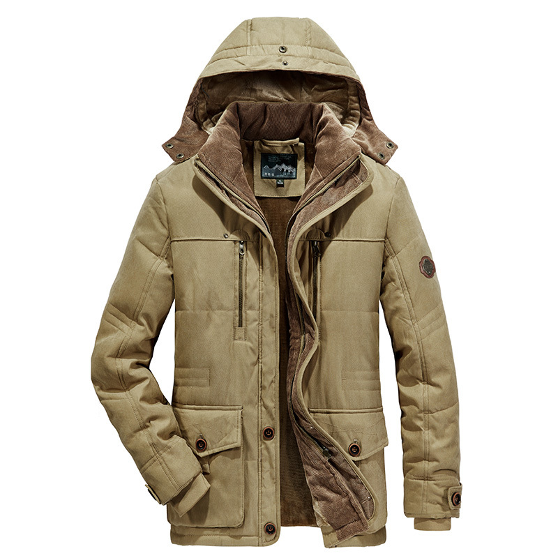 Men Winter Long Mid-length Plus Velvet Thick Casual Windproof Warm Quilted Jacket, Black;brown
Men Winter Long Mid-length Plus Velvet Thick Casual Windproof Warm Quilted Jacket, Black;brown