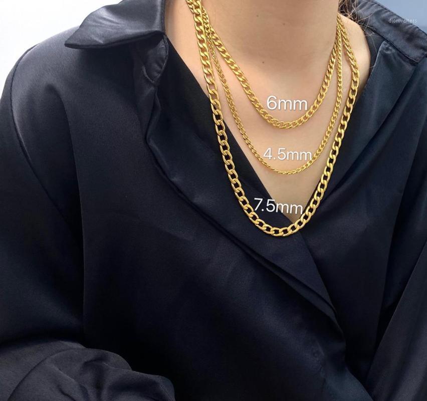 Hangke Unisex Titanium Steel Gold Colorfast Jewelry Chain Necklace For Women Men Classic Punk Choker Necklaces Chains
Hangke Unisex Titanium Steel Gold Colorfast Jewelry Chain Necklace For Women Men Classic Punk Choker Necklaces Chains