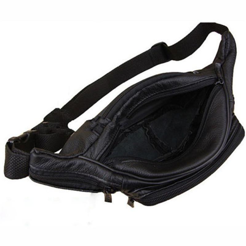 Fashion Men Vintage Leather Waist Bag Cell Phone Holder Belt Fanny Pack Purse Wallet Bags