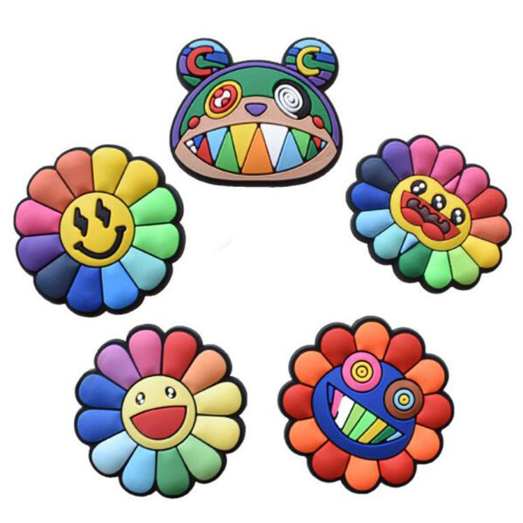 5 style Colorfuls big size croc charms cute cartoon shoecharms buckle pvc soft rubber hole garden shoes decoration
5 style Colorfuls big size croc charms cute cartoon shoecharms buckle pvc soft rubber hole garden shoes decoration