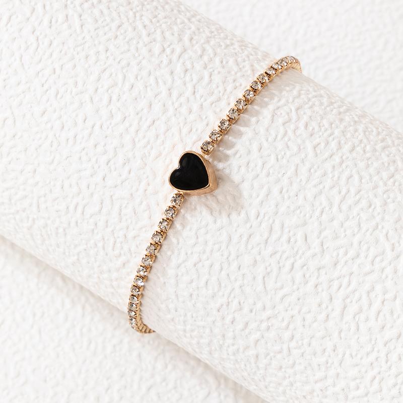 Bangle HuaTang Korean Style Crystal Love Heart For Women Fashion Gold Color Alloy Adjustable Metal Bracelets Party Jewelry 21059
Bangle HuaTang Korean Style Crystal Love Heart For Women Fashion Gold Color Alloy Adjustable Metal Bracelets Party Jewelry 21059