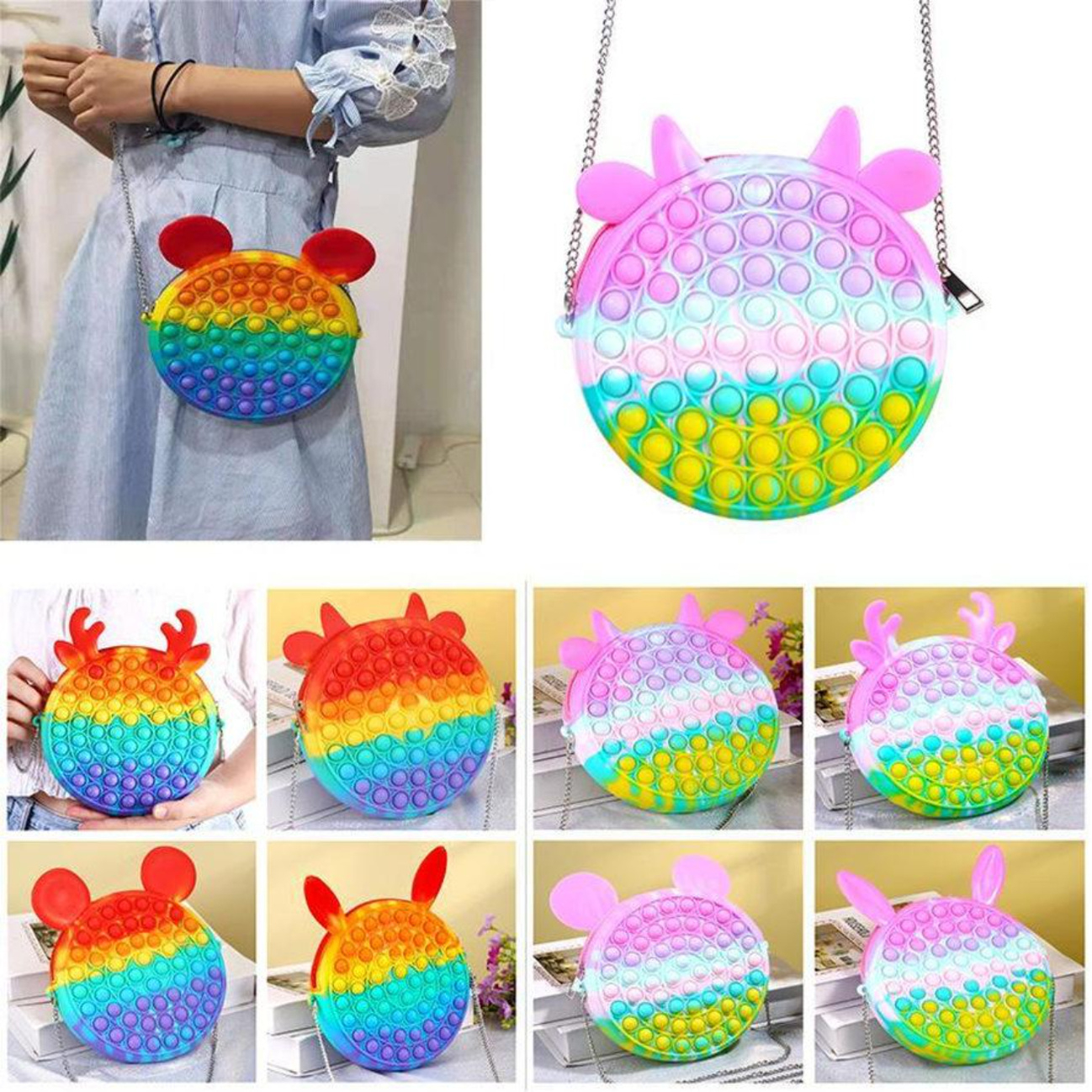 2021 Fidget Toys Sensory Fashion Makeup coin purse Push Bubble Rainbow Anti Stress Educational Children And Adults Decompression Toy Girl gifts 59
2021 Fidget Toys Sensory Fashion Makeup coin purse Push Bubble Rainbow Anti Stress Educational Children And Adults Decompression Toy Girl gifts 59