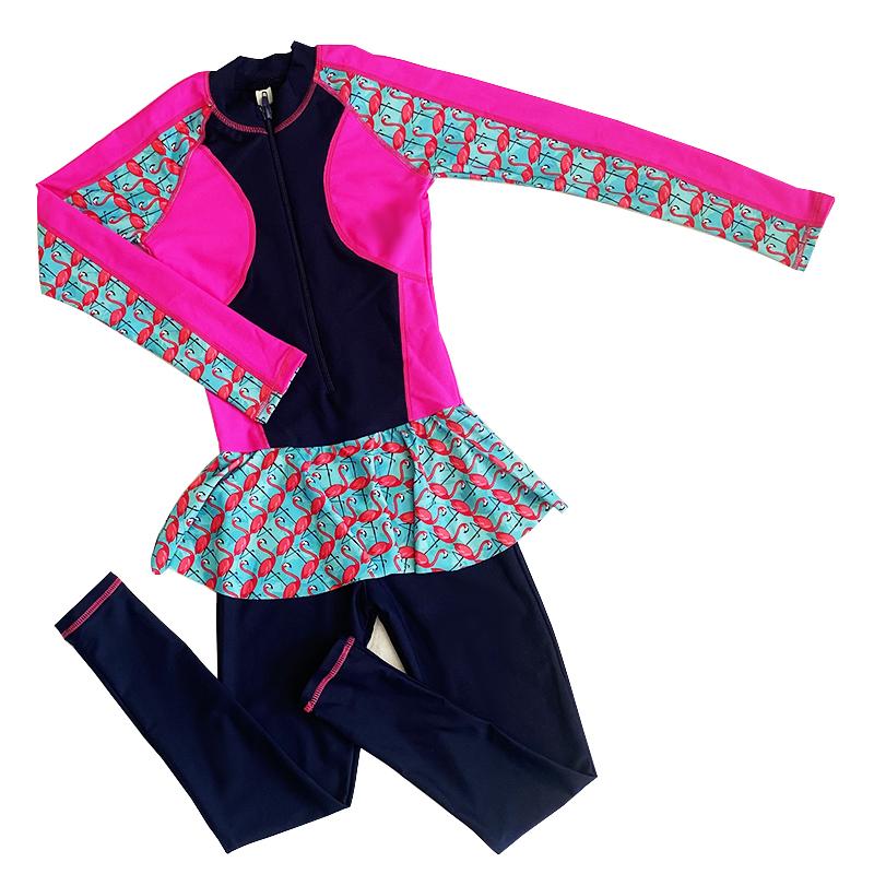 Protective UPF50 Kids Girl Full Body Rash Guard 2021 Long Sleeve Children Swimwear High Neck Zipper Sunscreen Girls Swimsuit One-Piece Suits
Protective UPF50 Kids Girl Full Body Rash Guard 2021 Long Sleeve Children Swimwear High Neck Zipper Sunscreen Girls Swimsuit One-Piece Suits