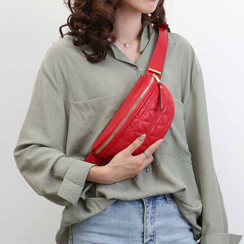 PU Leather Fanny Packs for Women Solid Color Small Summer Fashion Waist Female Phone Purses Ladies Chest Bags Mini Bag 210823