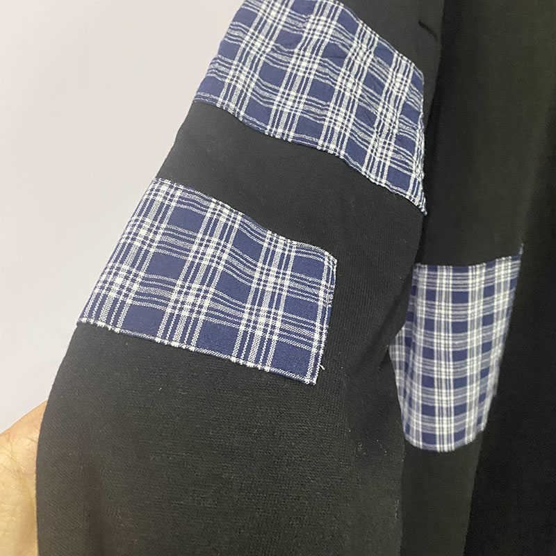 Big Sale Autumn and Winter Casual Loose Women's Dress Stitching Plaid Plus Size College Style Cotton 210615Z