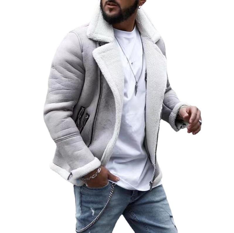 Men's Jackets Autumn Winter Lamb Wool Lapel Warm Jacket Coat Men Thermal Corduroy Overcoat, Blue
Men's Jackets Autumn Winter Lamb Wool Lapel Warm Jacket Coat Men Thermal Corduroy Overcoat, Blue