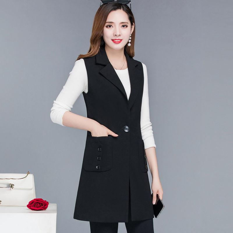 Women's Vests Woman Good Quality Elegant Vest Jacket Office Ladies Work Casual Slim Blazer Female Sleeveless Suit Coat Plus Size A13, Black;white
Women's Vests Woman Good Quality Elegant Vest Jacket Office Ladies Work Casual Slim Blazer Female Sleeveless Suit Coat Plus Size A13, Black;white