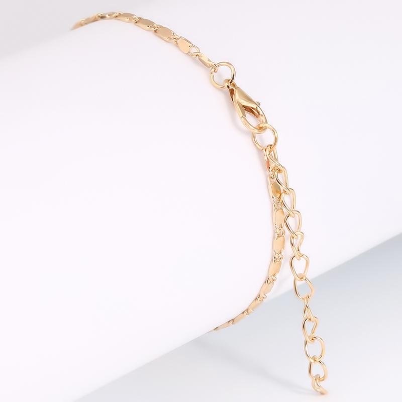 Anklets Fashion Gold Thin Chain Ankle Charm Anklet Leg Bracelet Foot Jewelry Adjustable Bracelets For Women Accessories