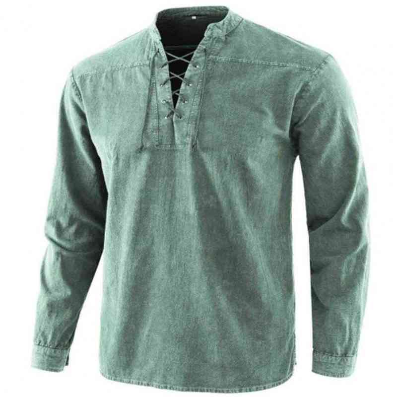 Men Knight Medieval Tunic Vintage Lace Up Renaissance Roman Shirts Halloween Costume for Adult Viking Pirate Cosplay for Dating G1203, Wine red
Men Knight Medieval Tunic Vintage Lace Up Renaissance Roman Shirts Halloween Costume for Adult Viking Pirate Cosplay for Dating G1203, Wine red