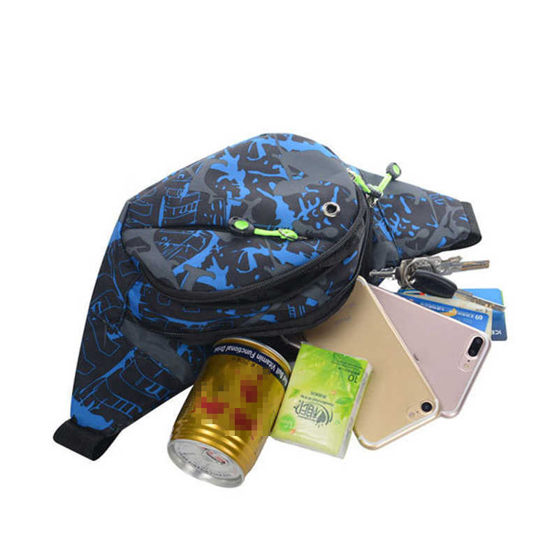Printed Fashion Murse Men Women Funny Bags Travel Bag Bumbag Waist Money Belt Passport Wallet Zipped Security Pouch Waist Packs 210708