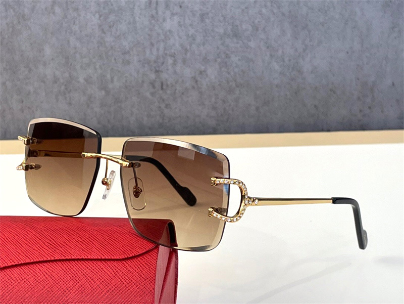Fashion Designer 0022 Sunglasses Men classic square shape crystal cutting Rimless set diamond sun glasses outdoor leisure style Anti-Ultraviolet come with case
Fashion Designer 0022 Sunglasses Men classic square shape crystal cutting Rimless set diamond sun glasses outdoor leisure style Anti-Ultraviolet come with case