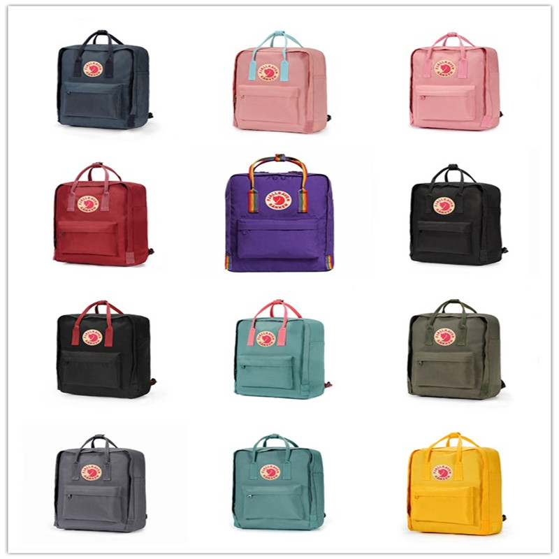 Fjallravan Kanken Classic Backpack Kids And Women, Fashion Style Design Bag Junior High School Canvas Waterproof Swedish Arctic Fox 7L 16L 20L bags
Fjallravan Kanken Classic Backpack Kids And Women, Fashion Style Design Bag Junior High School Canvas Waterproof Swedish Arctic Fox 7L 16L 20L bags