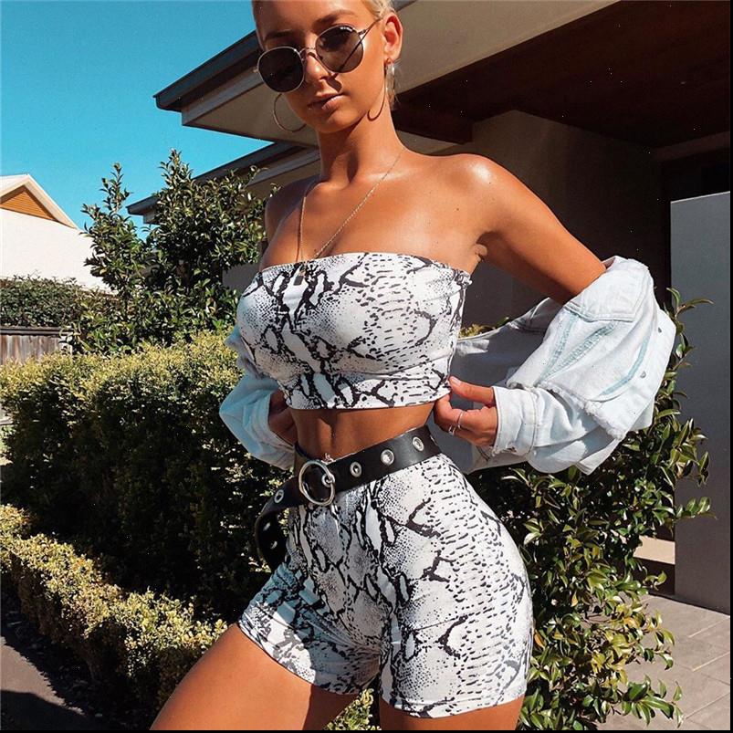 snake women tracksuits skin two piece set strapless low cut backless crop elastic waist shorts summer fashion beachwear 2, Gray
snake women tracksuits skin two piece set strapless low cut backless crop elastic waist shorts summer fashion beachwear 2, Gray