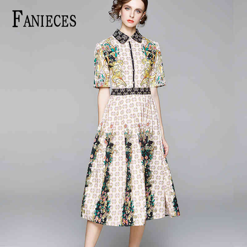 Luxurious Summer Autumn Dresses Runway Women Bow Neck Short Sleeve Vintage Plaid Print Midi Dress Vestidos Robe Femme clothes 210520, Ivory
Luxurious Summer Autumn Dresses Runway Women Bow Neck Short Sleeve Vintage Plaid Print Midi Dress Vestidos Robe Femme clothes 210520, Ivory