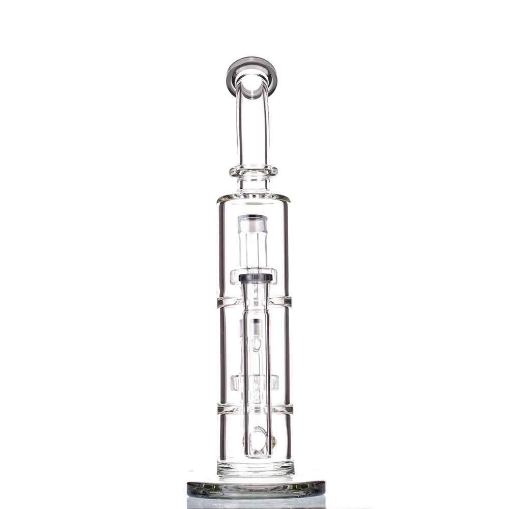 Hookahs Bongs Glass Dab Rig Water Bong Smoke Pipe Clear Black 11.2 Inch Height Double-layer filter 14.4mm Female Joint Double with Quartz Ba
Hookahs Bongs Glass Dab Rig Water Bong Smoke Pipe Clear Black 11.2 Inch Height Double-layer filter 14.4mm Female Joint Double with Quartz Ba